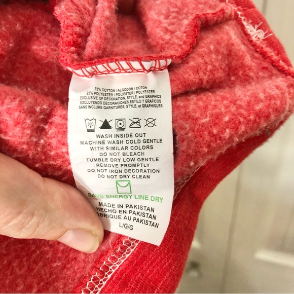 NFL Team Apparel Tampa Bay Buccaneers v-neck hoodie, fleece lining - Picture 5 of 5